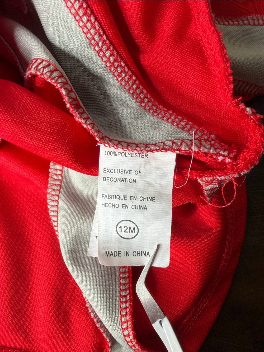 Nike Red and Gray Ohio State Girls Tank Cheer Dress